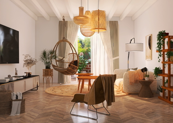 Cozy living room 🪴 Design Rendering