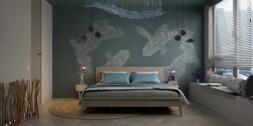 Chambre signe astrologique Poisson