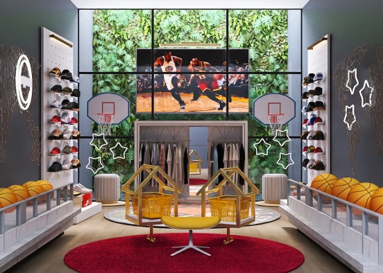 Basketball star store  Design Rendering