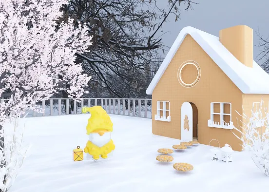 # 3D gnom Renderização de Design