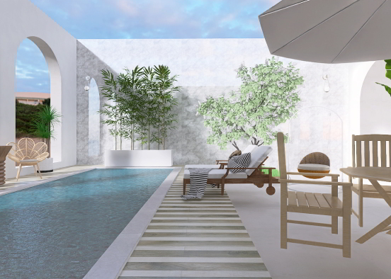 Pool with a view Design Rendering