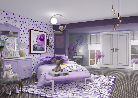 I like purple Design Rendering