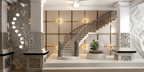 Luxurious lobby🤍💫🤍