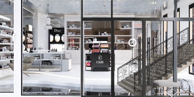 Makeup store