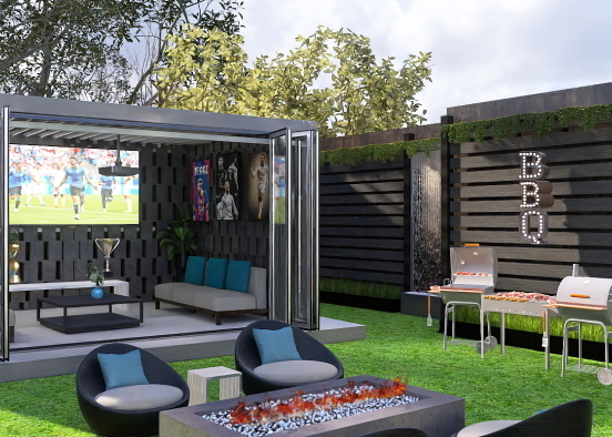 a gathering place for friends and family.  Design Rendering