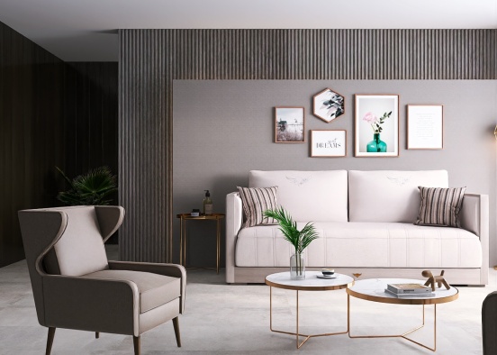 Minimalist living room… ✨ Design Rendering