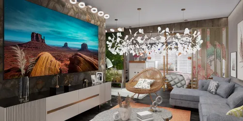 living room and bedroom classic