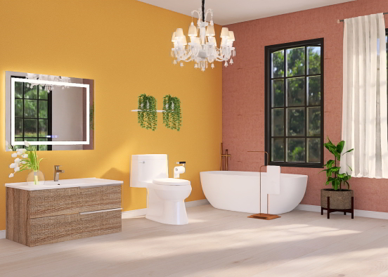 banheiro relaxante
 Design Rendering