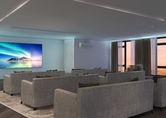 Home theater 🎭  Design Rendering