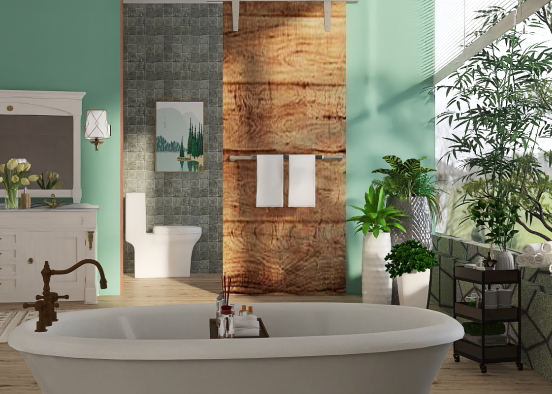 It’s all about the Bathroom!  Design Rendering