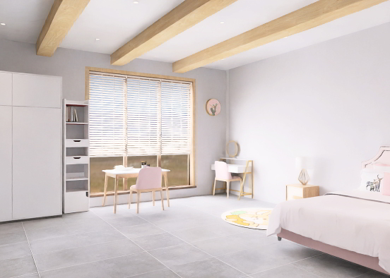 Cozy room 🤍💖 Design Rendering