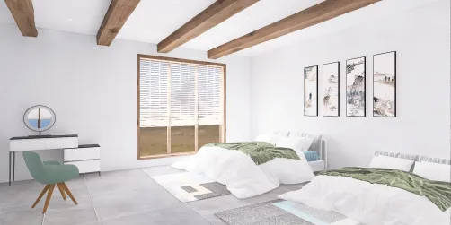 Camera da letto per quattro persone 