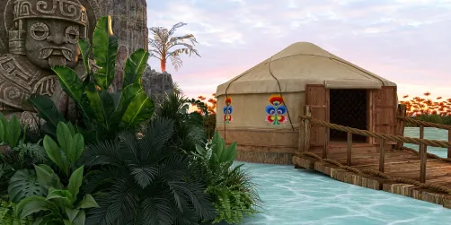 templo  azteca 🌞🌜🪹🌎🛖