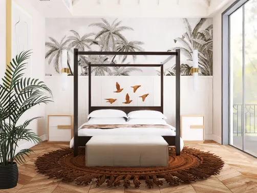 A tranquil room with a view 