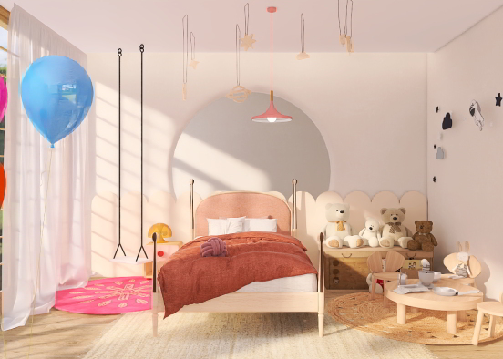 Kids badroom 🦄❤️ Design Rendering