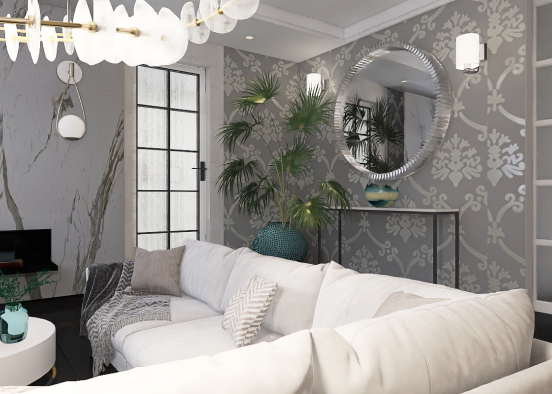Graphic decor 🩶🤍 Design Rendering