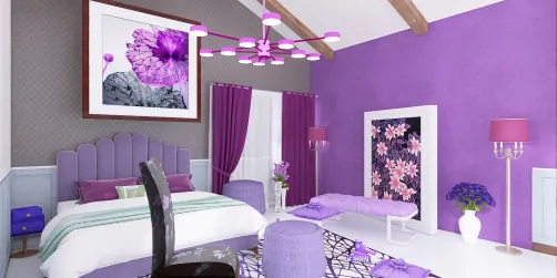Um sonho de quarto Violeta 