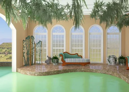 dream poolhouse  Design Rendering