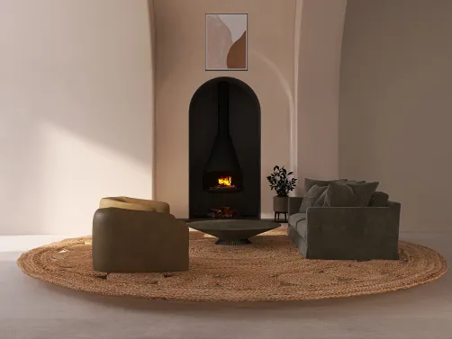  Best Hall design with Fire ! 

