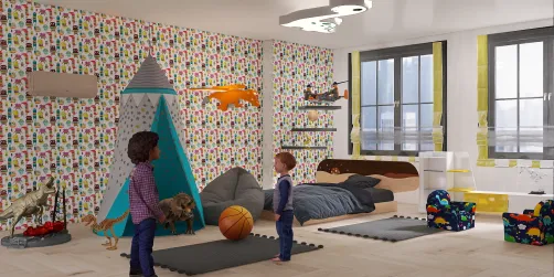 two kids one dinosaur dream 