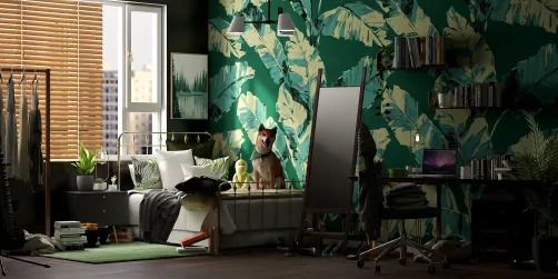 Botanic Student Bedroom 