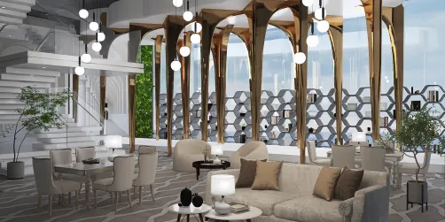 Private college reading room