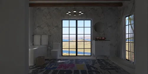 Dark bathroom
