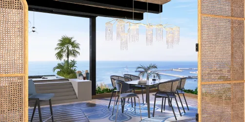 Modern pergola