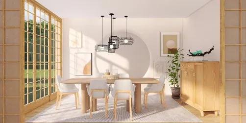 Boho dining room