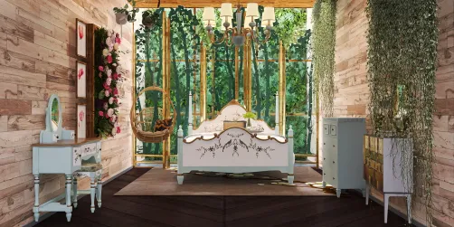 fairytale cottage bedroom 