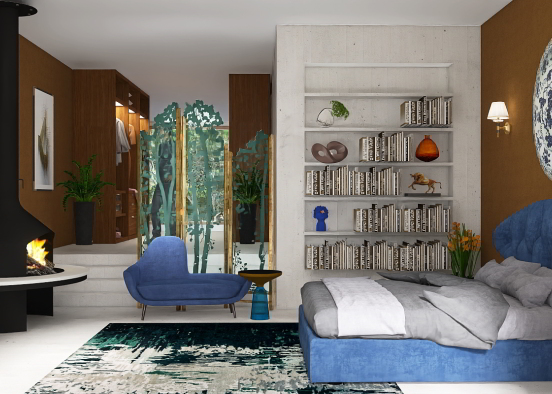 Lux Bedroom Suite Design Rendering