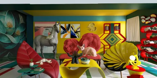 Surreal Living Room Makeover