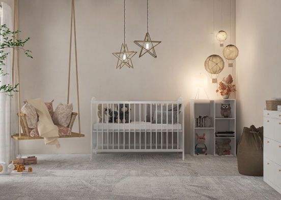 Baby room  Design Rendering