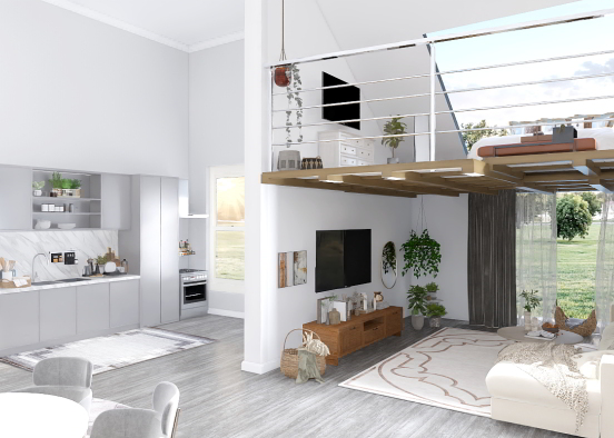 Loft apartment  Design Rendering