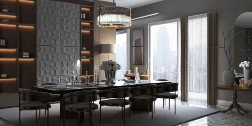 Luxury dining room 