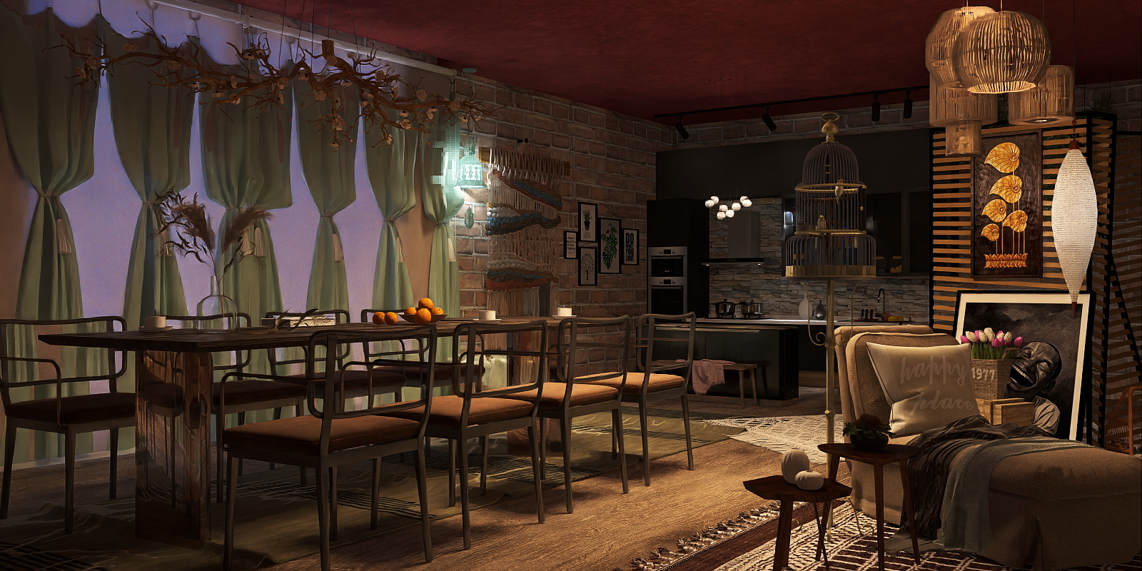 Moody boho w/a touch of Indy!