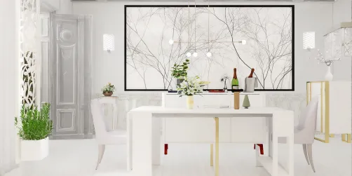 White Dining Room 