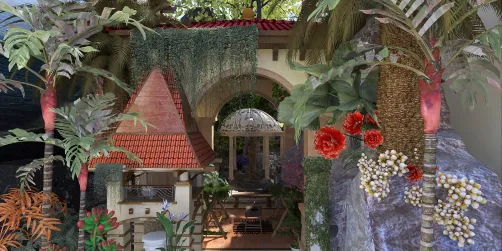 a beautiful garden 
