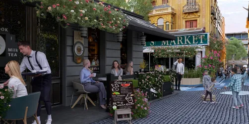 Great coffee shop in a beautiful location 🪴👌🏻☕