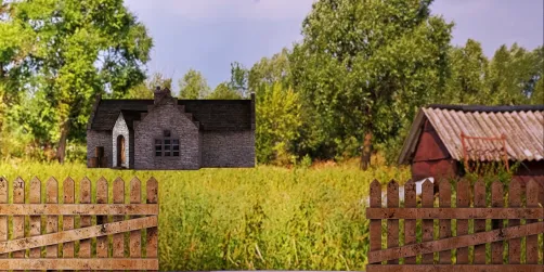 Abandoned old house.
