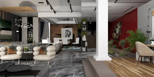 Integrated interior decor 🌹