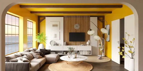 Calm Yellow Room