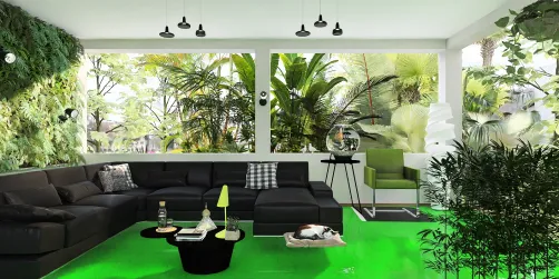 Green&black area relax 