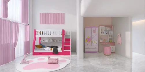 Pink kids room