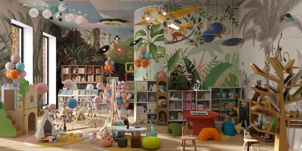Whimsical Kindergarten Design