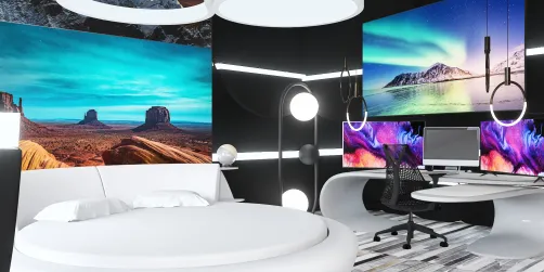 Cyberpunk Bedroom no2 (Cyberpunk Contest entry no5)