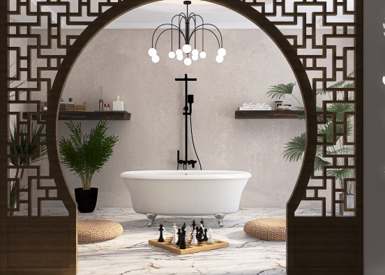 Bathroom 🪵🍂🪴🎋 Design Rendering
