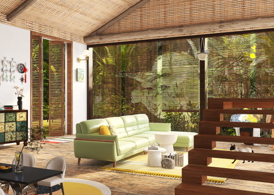 tropical style Design Rendering