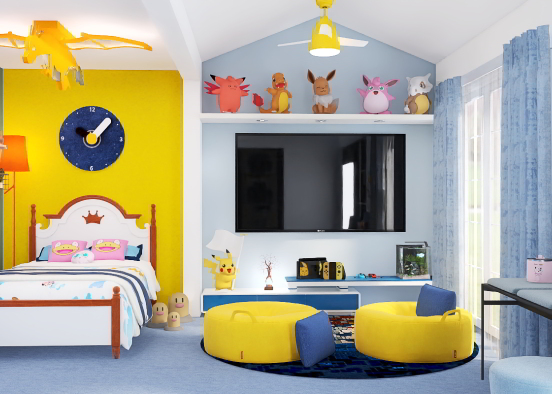 Pokémon dream room Design Rendering