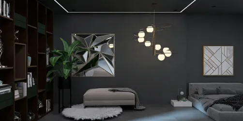 industrial touch with accent lighting 😅🤌🖤